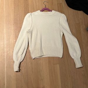 H&M cream sweater | size xs